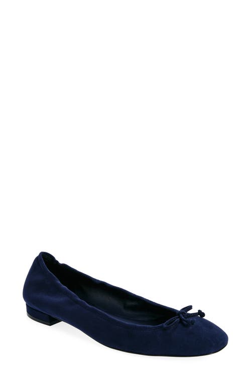 Shop Stuart Weitzman Bria Ballet Flat In Nice Blue