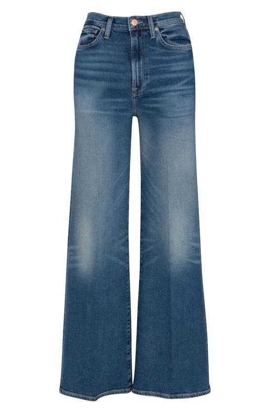 7 For All Mankind Jo Ultra High Waist Wide Leg Jeans In Petunia