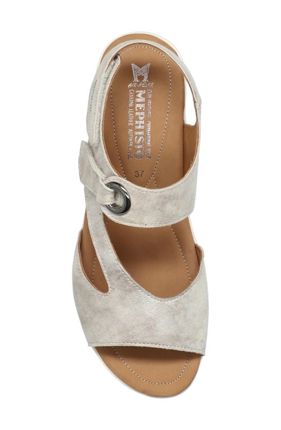 Mephisto Prissie Ankle Strap Sandal In Light Taupe