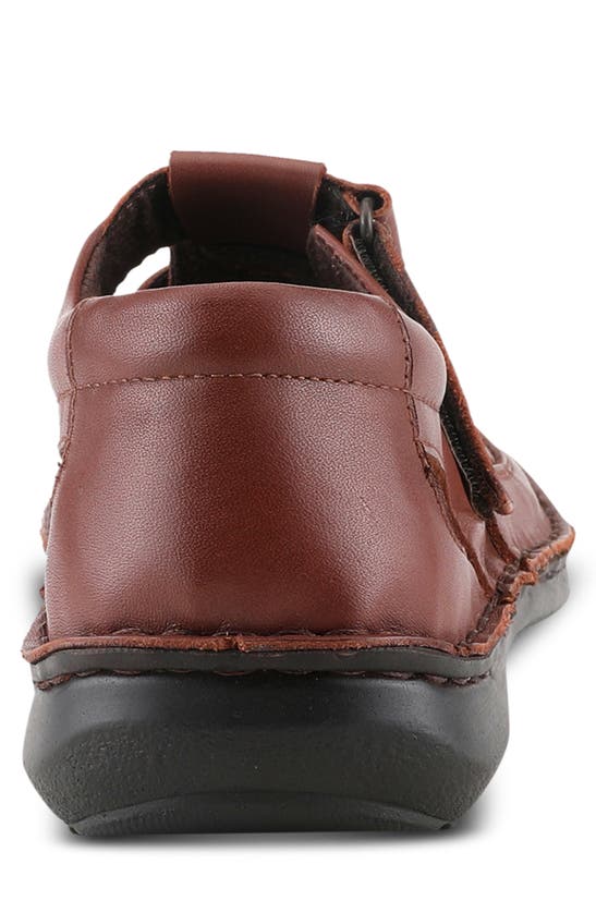 Spring Step Sandal In Cognac