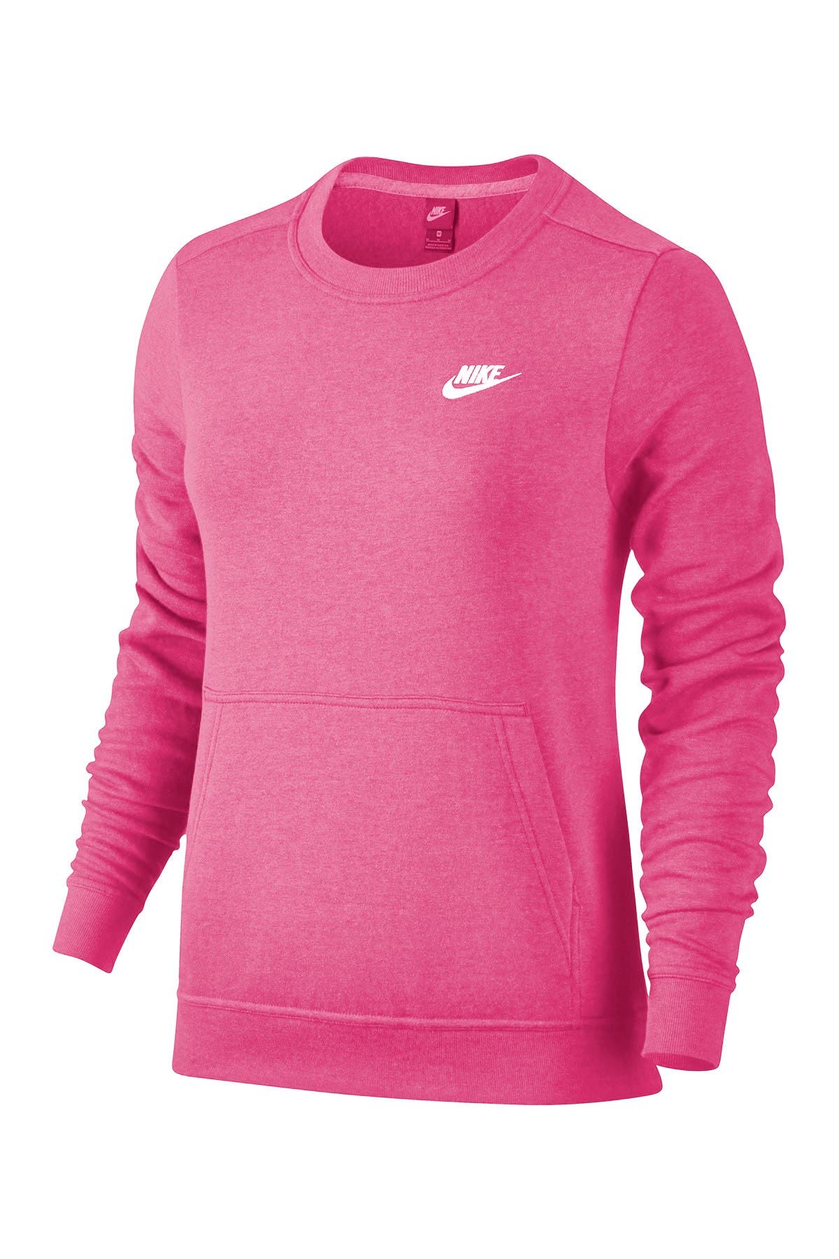 nike pink crew neck