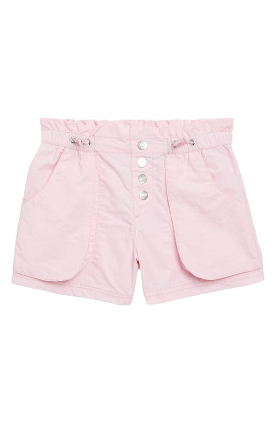 Sanctuary Kids' Exposed Button Fly Pull-on Shorts In Light Pink