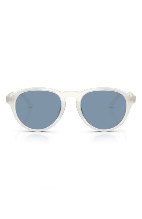 Oliver Peoples X Roger Federer 51mm Phantos Sunglasses<br> In Blue