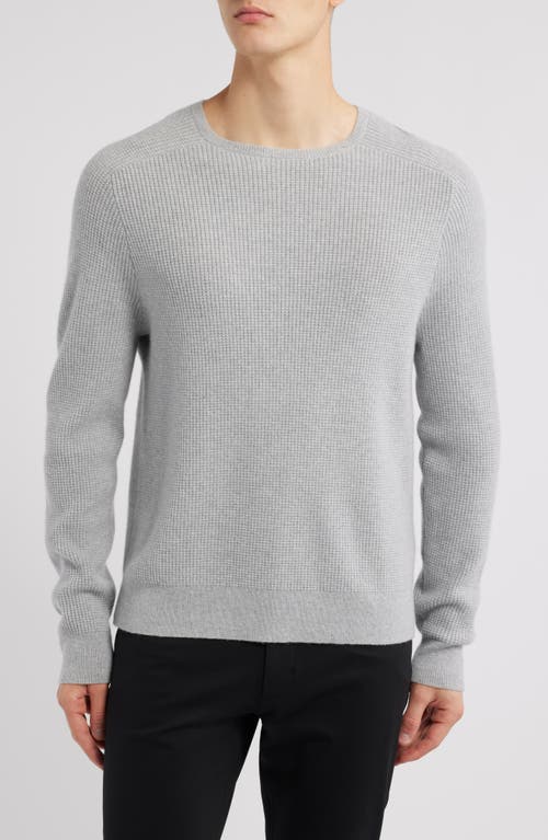 Theory Novo Merino Wool Blend Crewneck Sweater In Vapor Melange