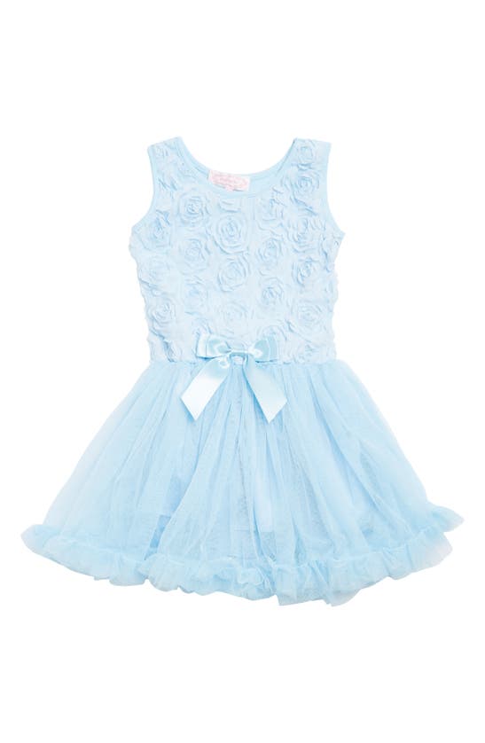 Popatu Kids' Soutache Petti Dress In Blue