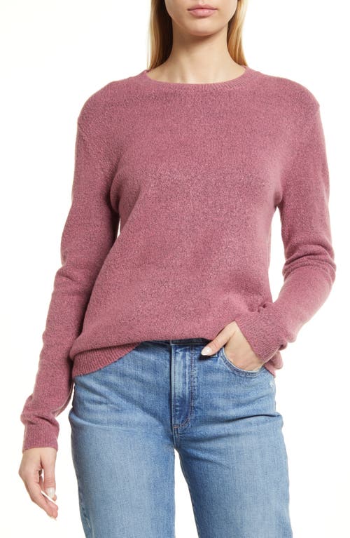caslon(r) Cozy Crewneck Sweater in Pink Mellow