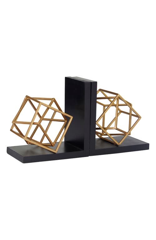NOVOGRATZ THE NOVOGRATZ GEOMETRIC STAINLESS STEEL BOOKENDS
