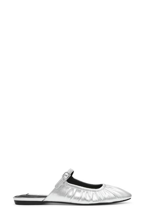 Shop Steve Madden Gisele Mary Jane Mule In Silver