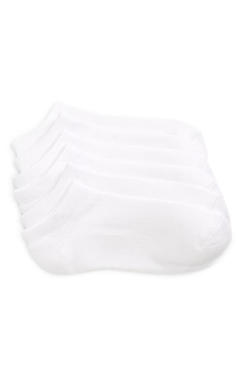 Nordstrom Assorted 3-Pack Pillow Sole Ankle Socks in White