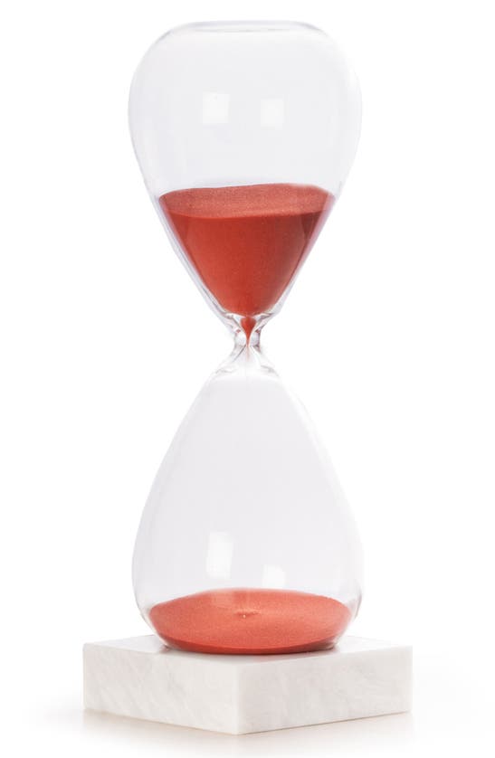 Bey-berk 90-minute Hourglass Sand Timer In Red | ModeSens