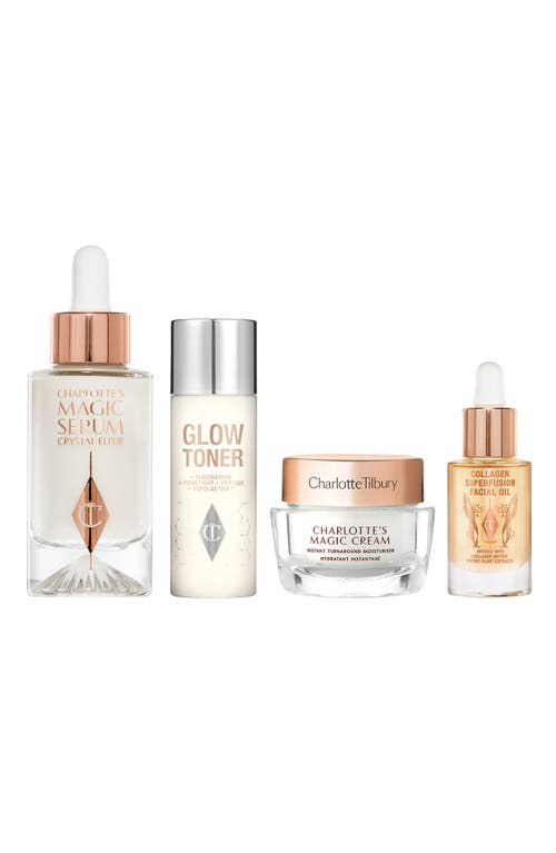 Charlotte Tilbury Charlotte's 4 Magic Steps to Hydrated & Glowing Skin Set USD $192 Value