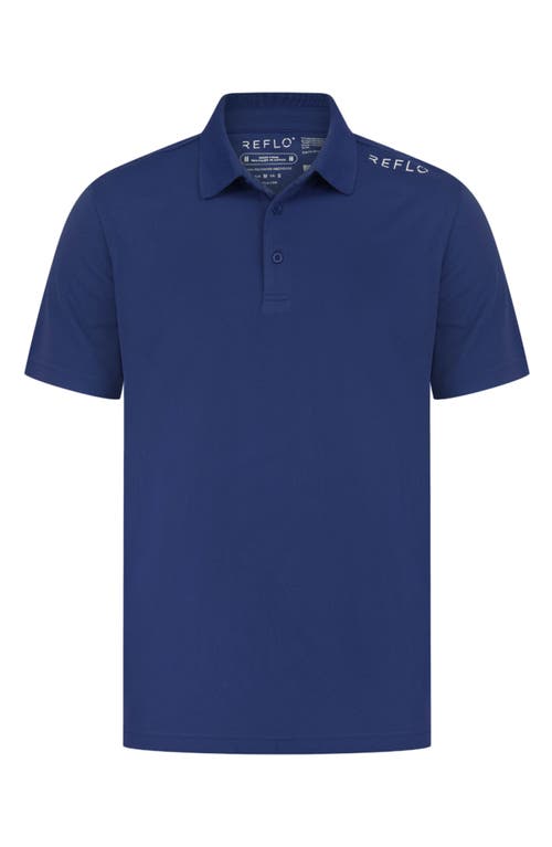 Reflo Bohai Performance Polo In Medieval Blue