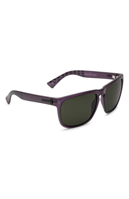 Shop Electric X Jason Momoa Knoxville Polarized Keyhole Sunglasses In Unity Purple/grey Polar