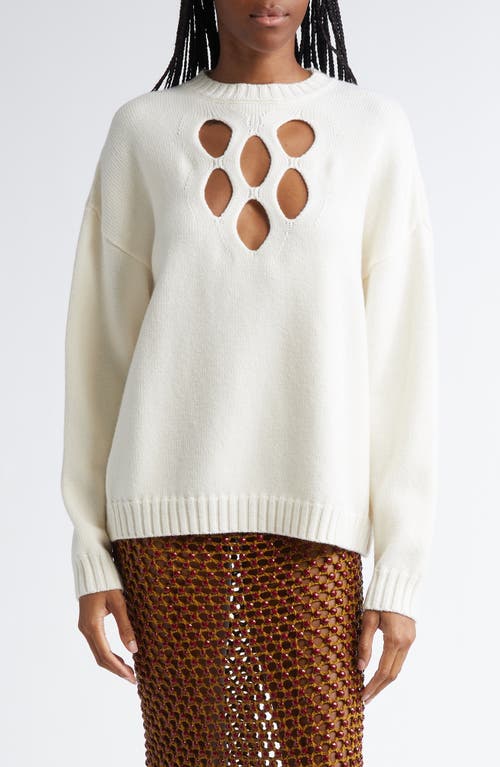 Diotima Linstead Wool Blend Sweater in White 