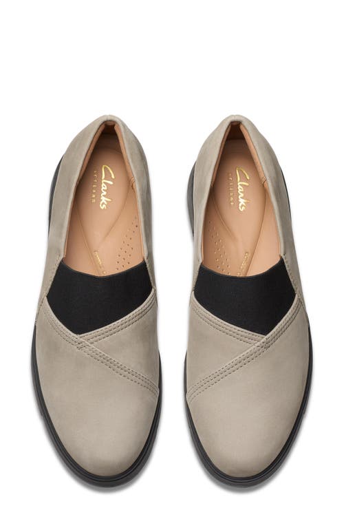 Clarksr Clarks(r) Loriini West Platform Wedge Loafer In Stone