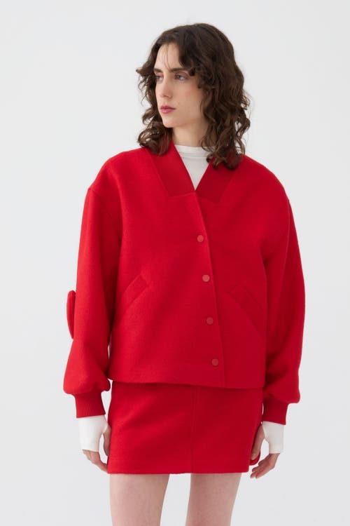 Shop Nocturne Cachet Jacket In Red