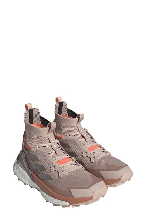 adidas Terrex Free Hiker 2.0 Hiking Shoe in Grey One/Taupe/Coral at Nordstrom, Size 8.5