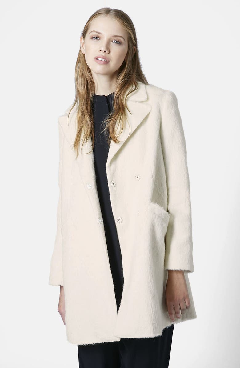 Topshop 'Molly' Double Breasted Swing Coat | Nordstrom