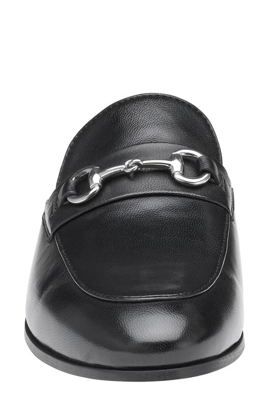 Shop Johnston & Murphy Ali Bit Mule In Black Glove