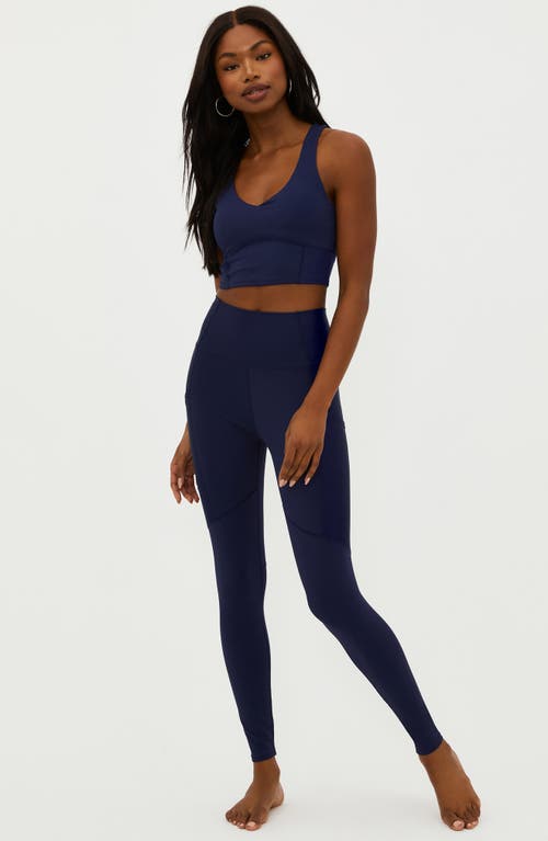 Shop Beach Riot Allora Pocket Leggings In Ultramarine