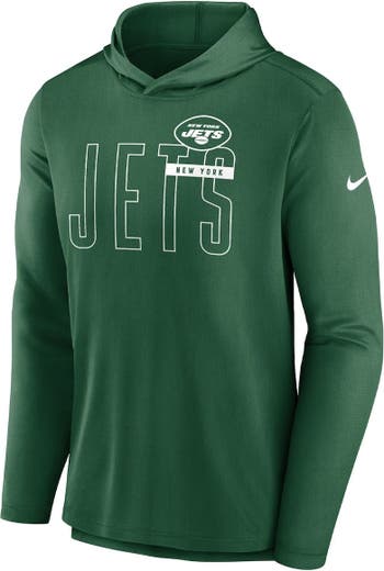 Nike Men's New York Jets Sideline Therma-FIT Pullover Hoodie - Green - S (Small)