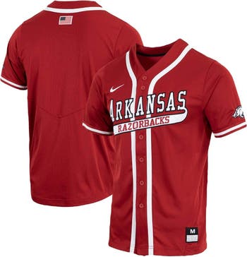 Men's Nike White Ole Miss Rebels Full-Button Replica Baseball Jersey