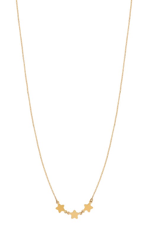 Bony Levy 14K Gold Star Frontal Necklace in 14K Yellow Gold at Nordstrom, Size 18