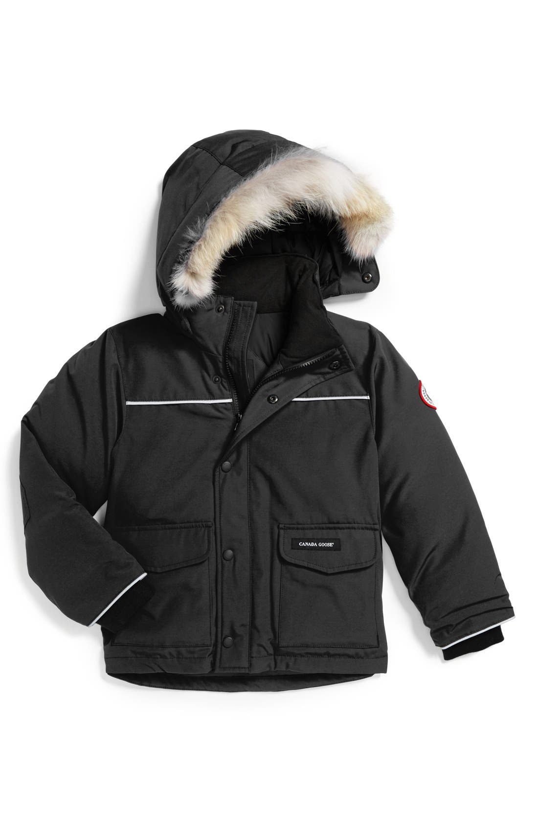 parka with coyote fur trim