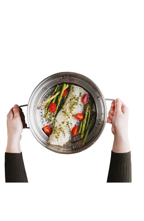 Berghoff Leo Graphite 10-inch Steamer In Grey