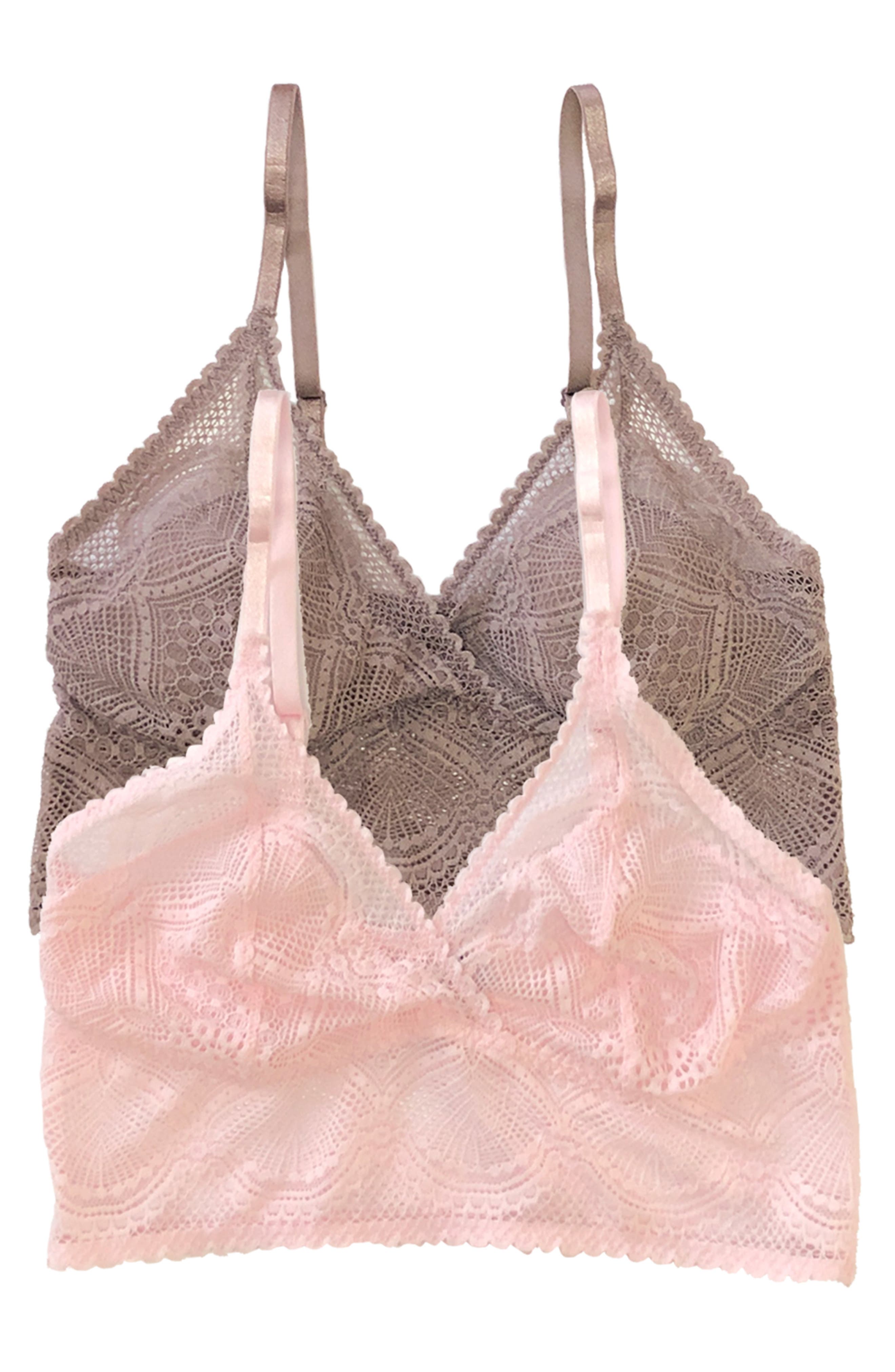 Felina 2-Pack Lace Bralettes | Nordstrom