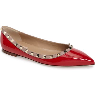 Valentino Garavani Rockstud Ballerina Flat