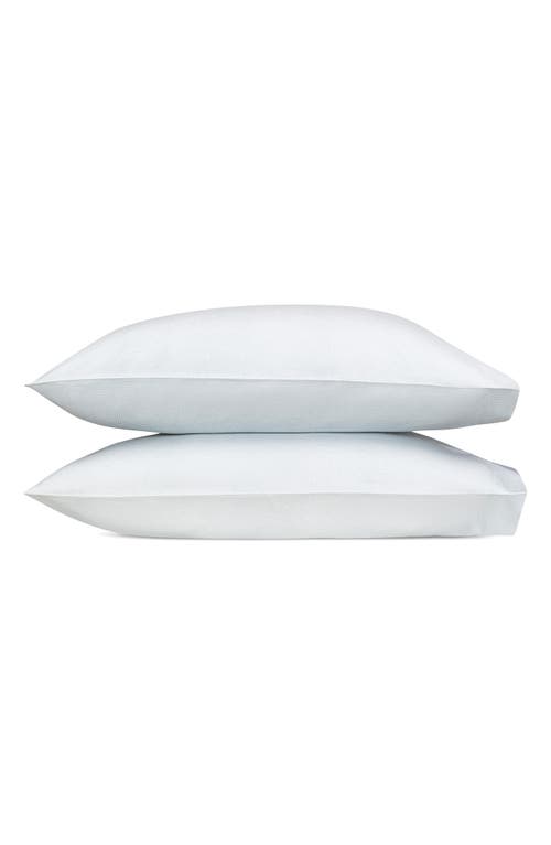 Matouk Jasper Set Of 2 Cotton Sateen Pillowcases In White