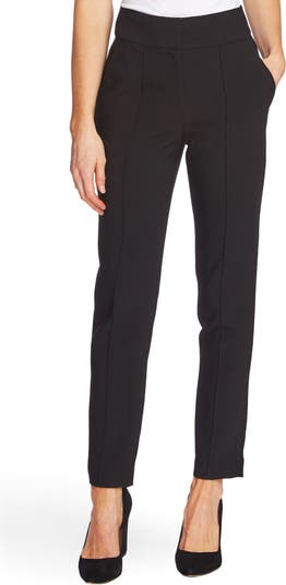 Vince Camuto Pintuck Stretch Crepe Skinny Pants | Nordstrom