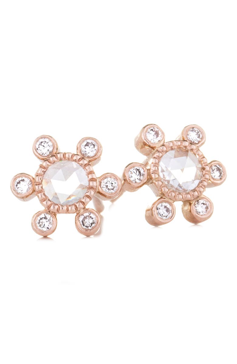 Sethi Couture Round Rose Cut Diamond Earrings Nordstrom