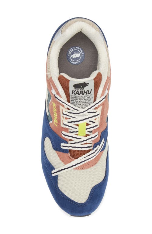 Shop Karhu Gender Inclusive Synchron Classic Sneaker In High Tide/june Bug