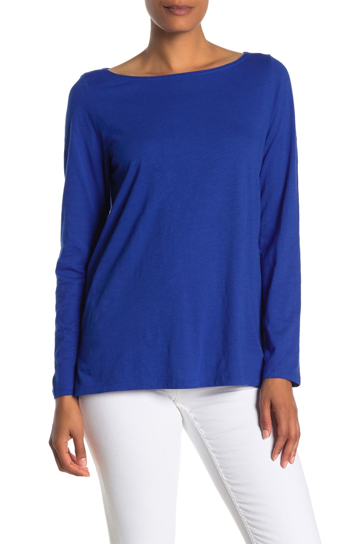 eileen fisher bateau neck top