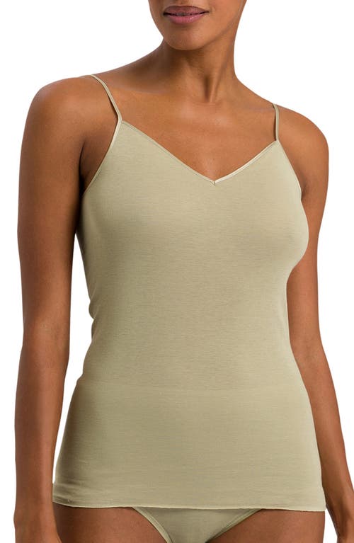 Hanro Seamless V-Neck Cotton Camisole at Nordstrom,