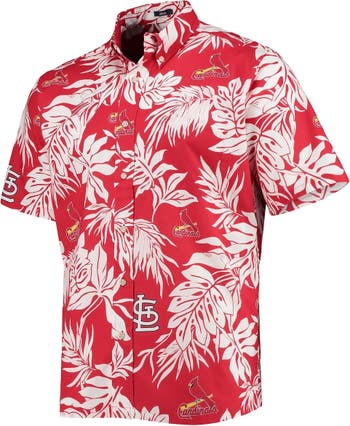Reyn Spooner Men's Reyn Spooner Red St. Louis Cardinals Aloha Button-Up  Shirt