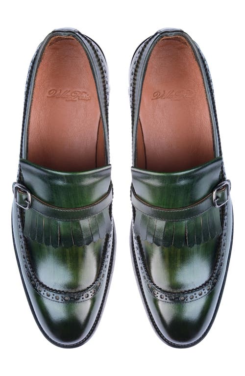 Vellapais Caddy Medallion Wingtip Oxford In Dark Green