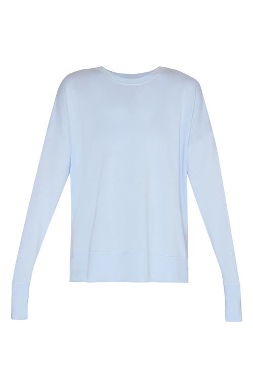 Shop Sweaty Betty After Class Sweatshirt In Breeze Blue