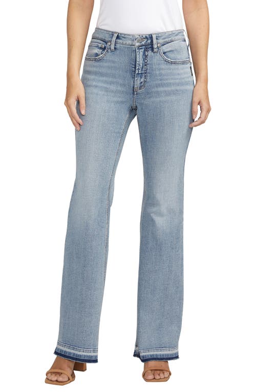 Shop Silver Jeans Co. Most Wanted Release Hem Flare Jeans In Indigo