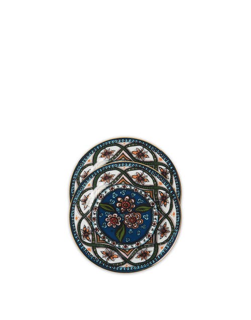 La Doublej Dessert Plates Set Of 2 Sacred Circle Midnight In Sacred Circle Midnight