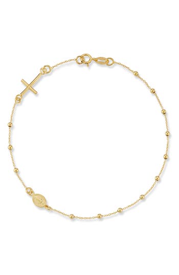 Ember Fine Jewelry 14k Gold Rosary Bracelet In Gold