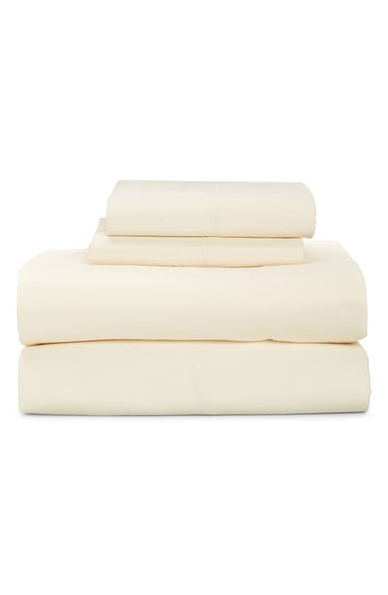 Shop Hotel Espalma 300 Thread Count Tencel® Sheet Set In Ivory