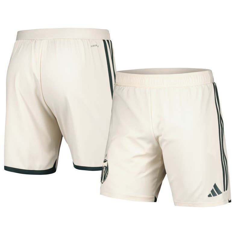 Adidas Originals Adidas Cream Portland Timbers 2024 Away Authentic Shorts In White