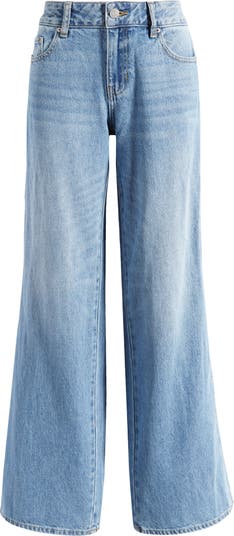 PacSun Women's Eco Medium Indigo Low Rise Baggy Jeans - Blue Size 22 at   Women's Jeans store