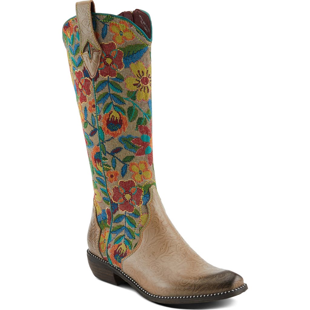 L'artiste By Spring Step Rodeoqueen Western Boot In Brown