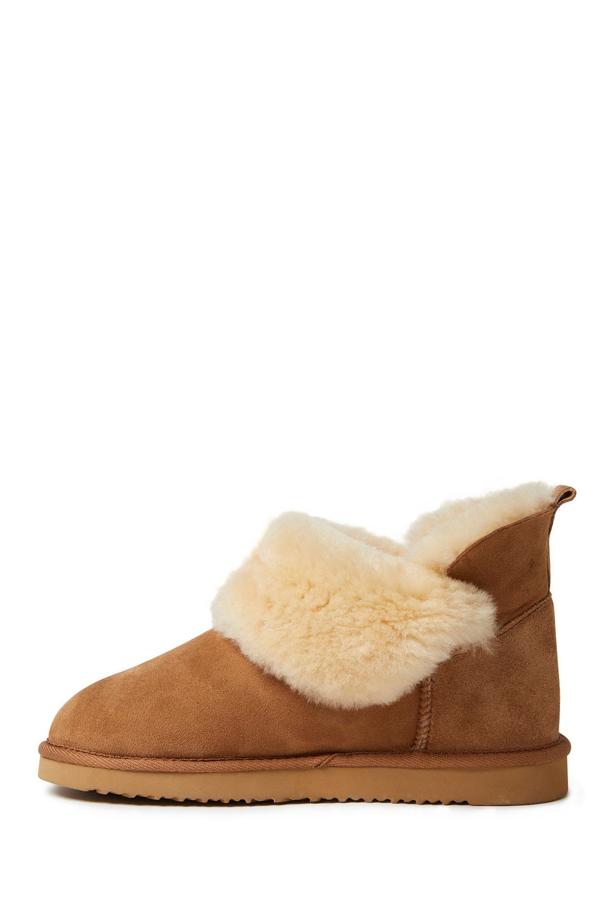 women's perth genuine shearling foldover boot slipper