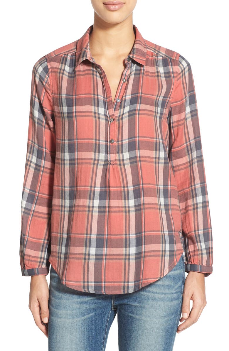 Lucky Brand Plaid Cotton Flannel Shirt | Nordstrom