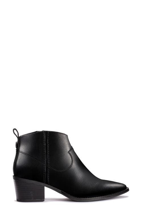 Clarksr Clarks(r) Morzine Sky Pointed Toe Bootie In Black Leather